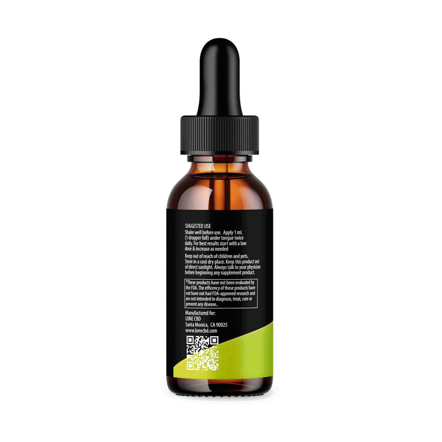 1000 MG 0 THC Tincture Left