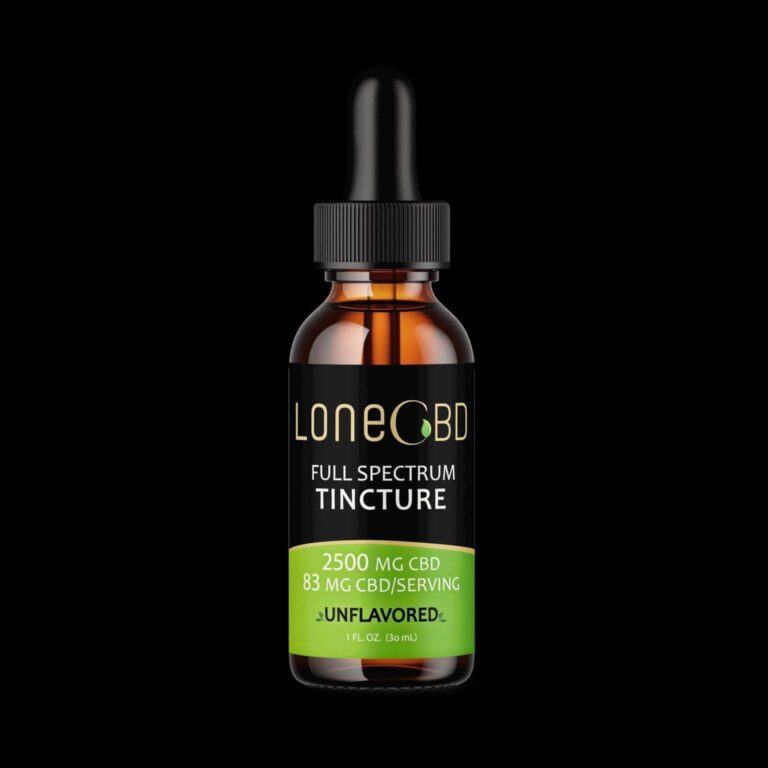 2500 MG CBD Full Spectrum Tincture Front