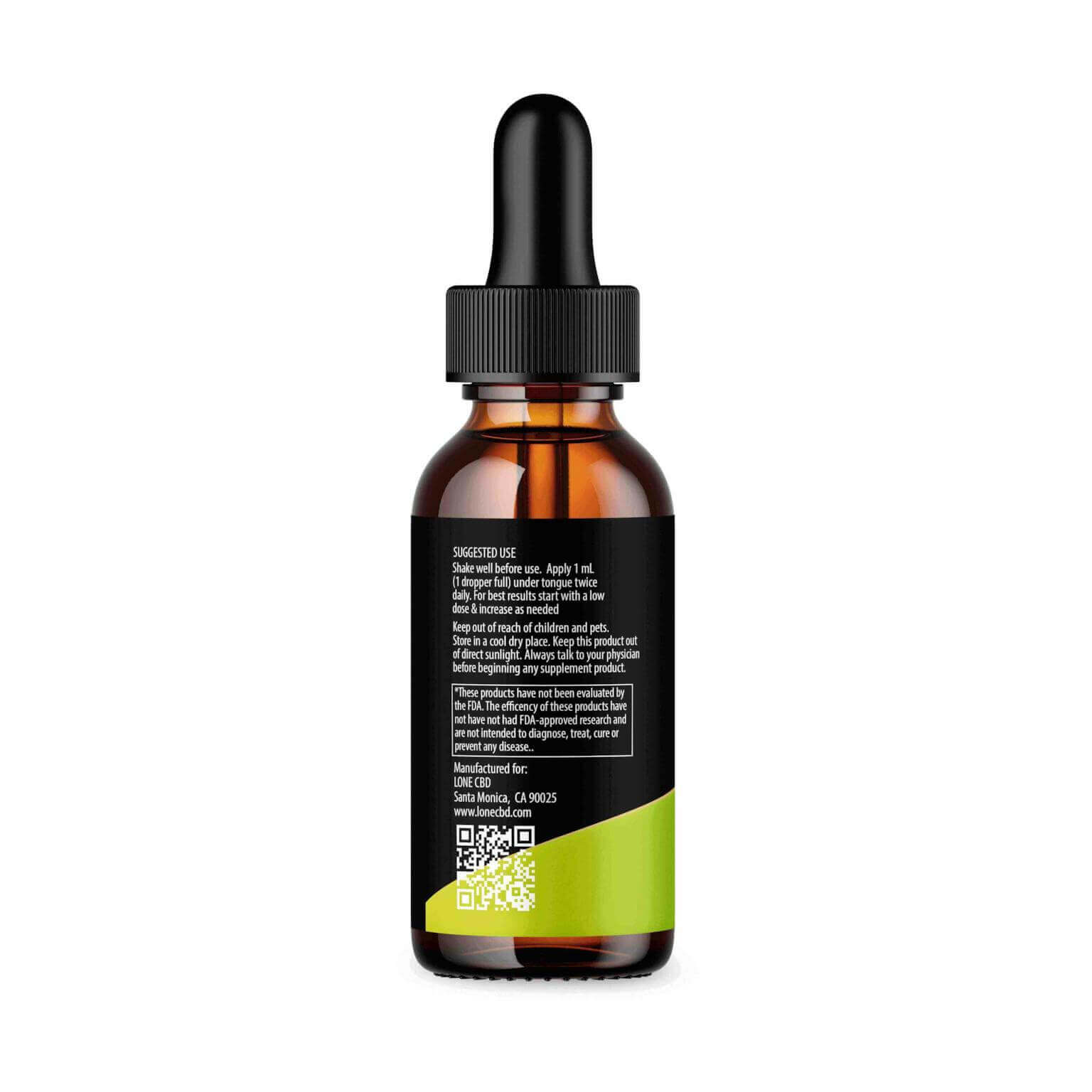 3500 MG 0 THC Tincture Left