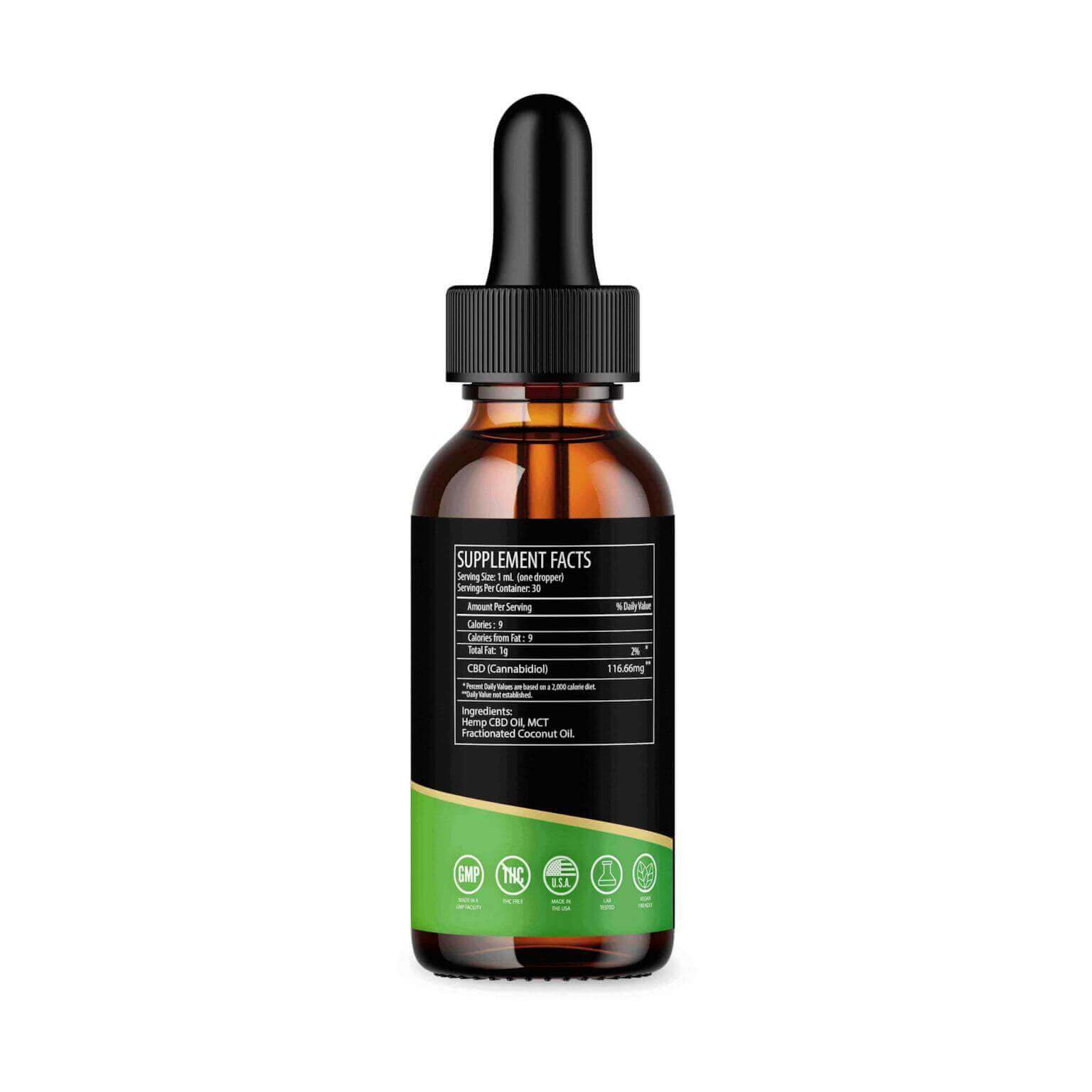 3500 MG 0 THC Tincture Right
